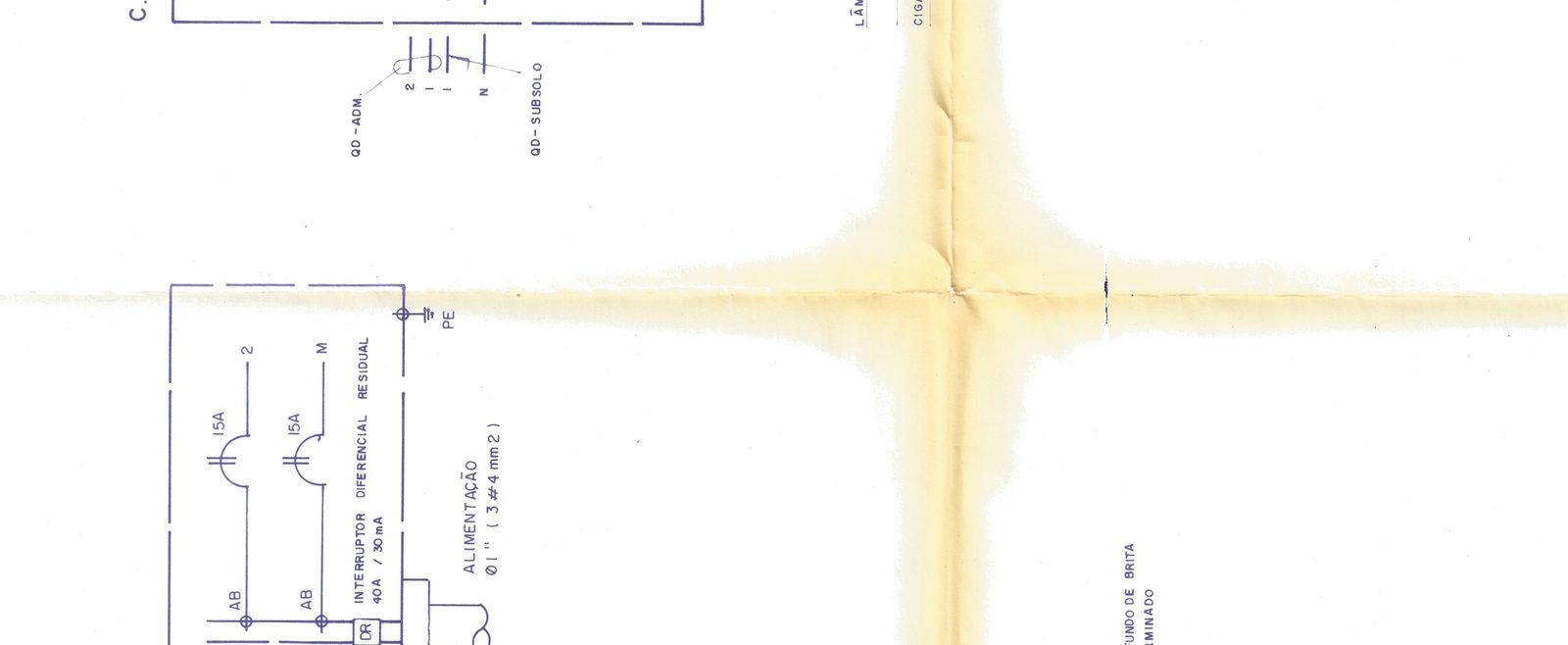 Legenda de símbolos elétricos