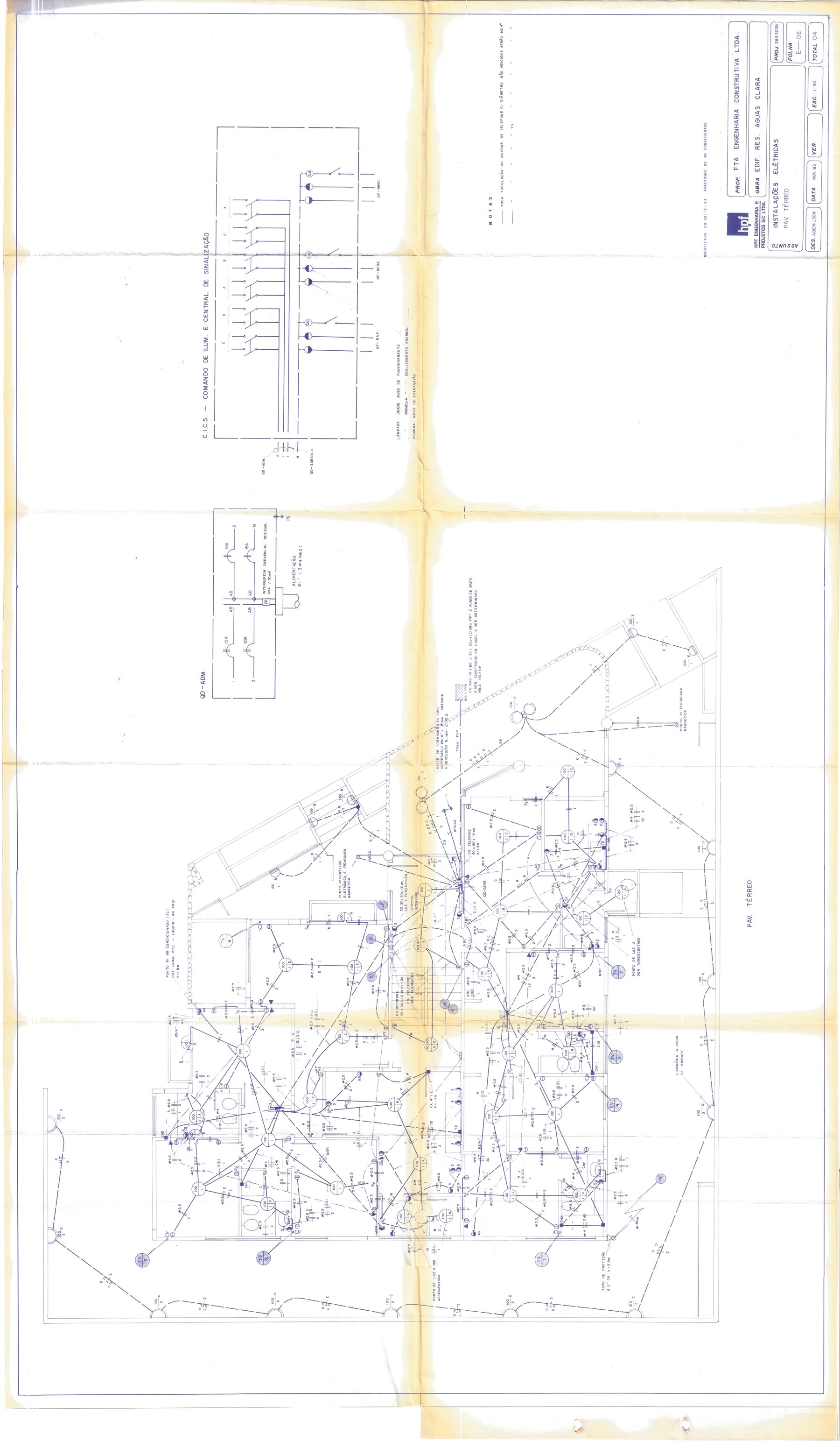 Prancha E-02 — Elétrica do Pavimento Tipo