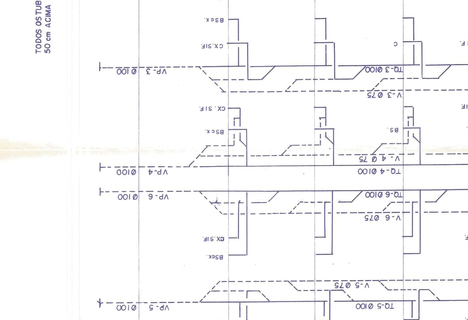 Esquema vertical com TQ-4 e V-4